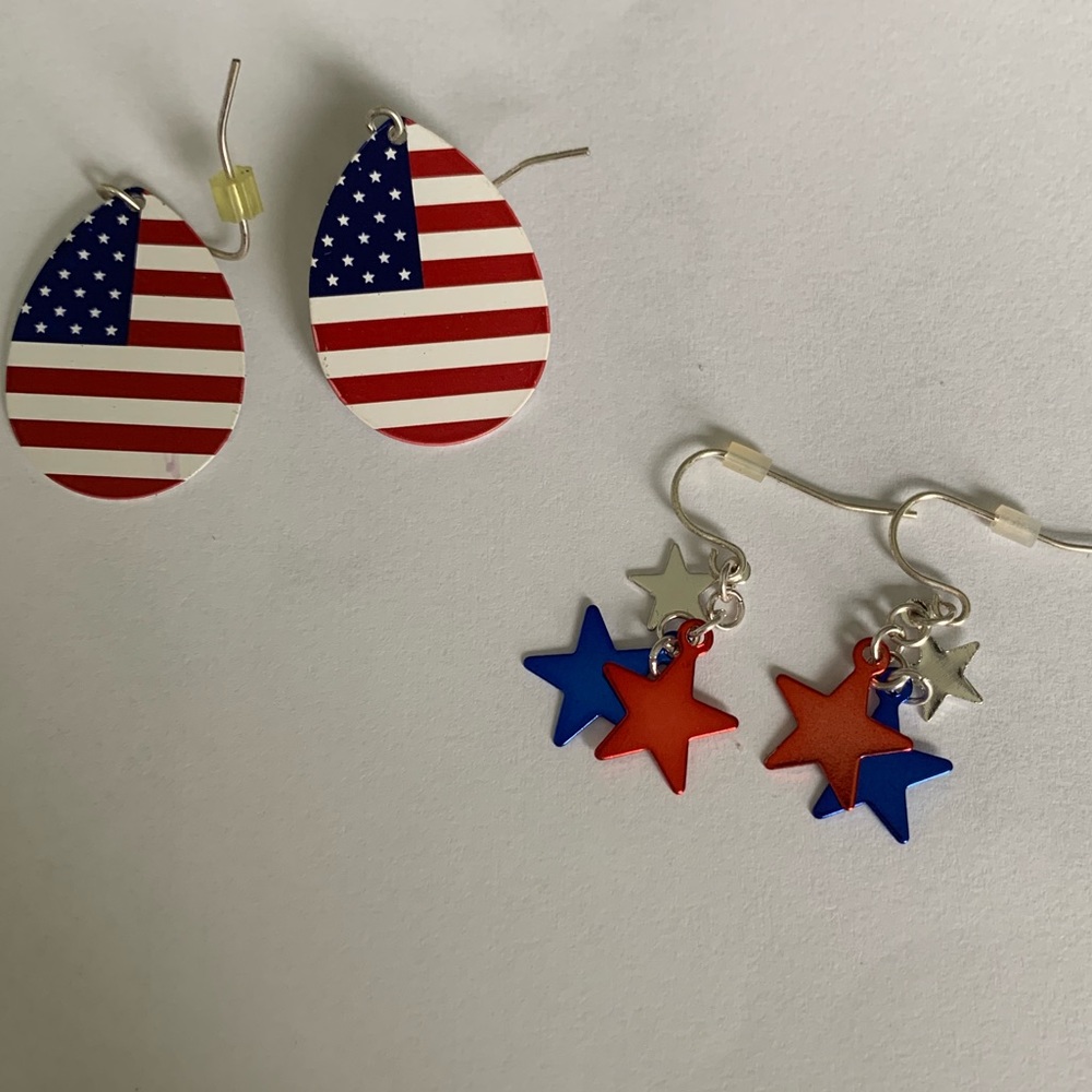 American Pride Earring Set
